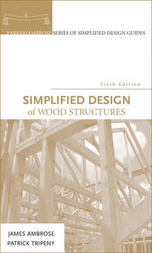 Cover image for Simplified Design of Wood Structures