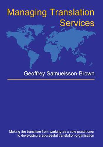 Cover image for Managing Translation Services