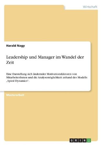 Cover image for Leadership und Manager im Wandel der Zeit