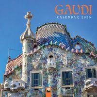 Cover image for Gaudi Wall Calendar 2025 (Art Calendar)