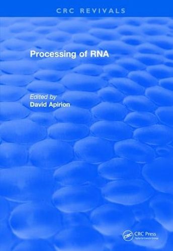 Cover image for Processing of RNA