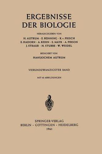 Ergebnisse der Biologie