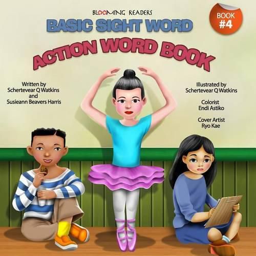 Cover image for Blooming Readers-Basic Sight Word Action Word Book