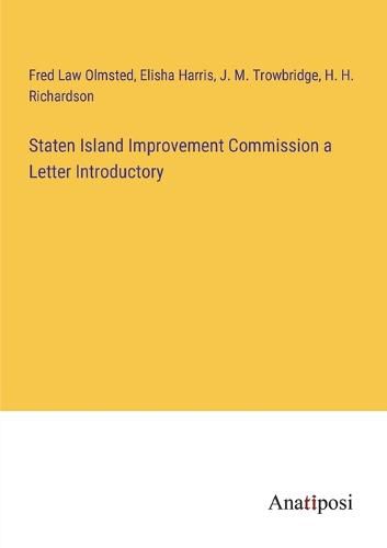 Cover image for Staten Island Improvement Commission a Letter Introductory