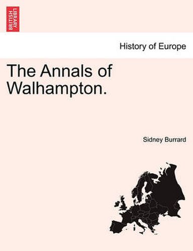 Cover image for The Annals of Walhampton.