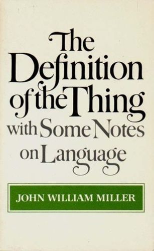 Cover image for Definition of the Thing CLO