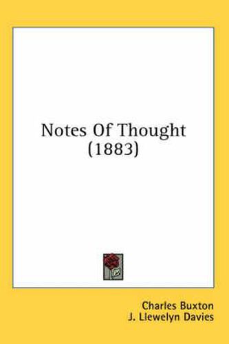 Notes of Thought (1883)