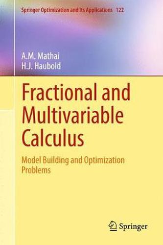 Cover image for Fractional and Multivariable Calculus: Model Building and Optimization Problems