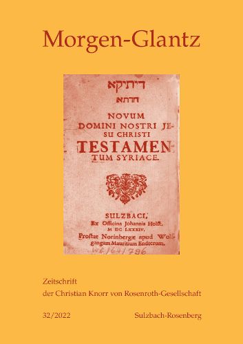 Cover image for Morgen-Glantz 32 (2022)