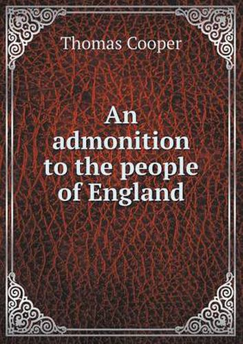 An admonition to the people of England