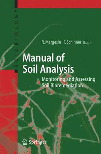 Cover image for Manual for Soil Analysis - Monitoring and Assessing Soil Bioremediation