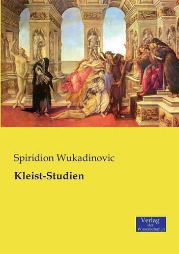 Cover image for Kleist-Studien