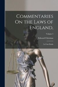 Cover image for Commentaries On the Laws of England,