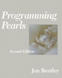 Cover image for Programming Pearls