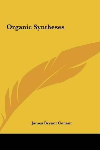 Cover image for Organic Syntheses