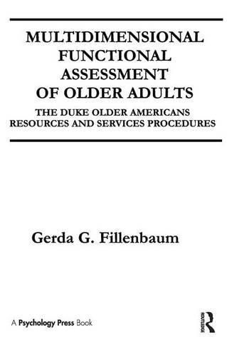 Cover image for Multidimensional Functional Assessment of Older Adults: The Duke Older Americans Resources and Services Procedures