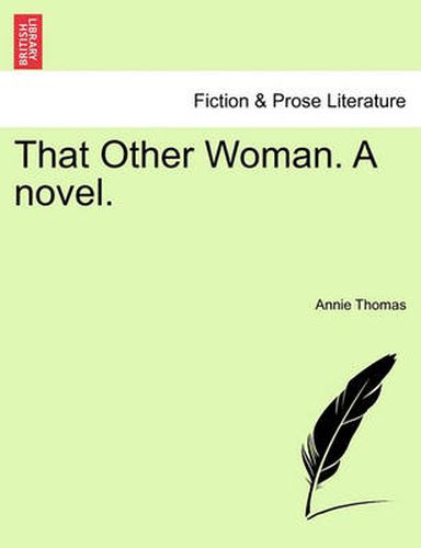 Cover image for That Other Woman. a Novel.