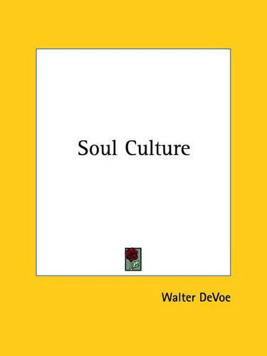 Cover image for Soul Culture