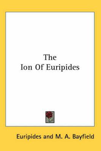 Cover image for The Ion of Euripides