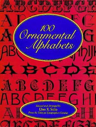 Cover image for 100 Ornamental Alphabets