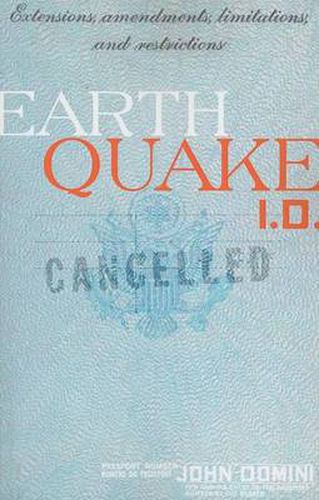 Cover image for Earthquake I.D.