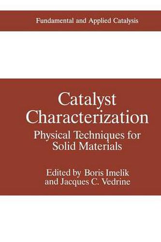 Cover image for Catalyst Characterization: Physical Techniques for Solid Materials