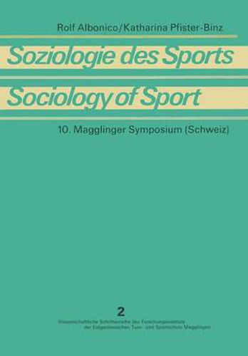 Cover image for Soziologie Des Sports / Sociology of Sport: Theoretische Und Methodische Grundlagen / Theoretical Foundations and Research Methods