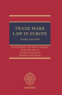 Cover image for Trade Mark Law in Europe 3e