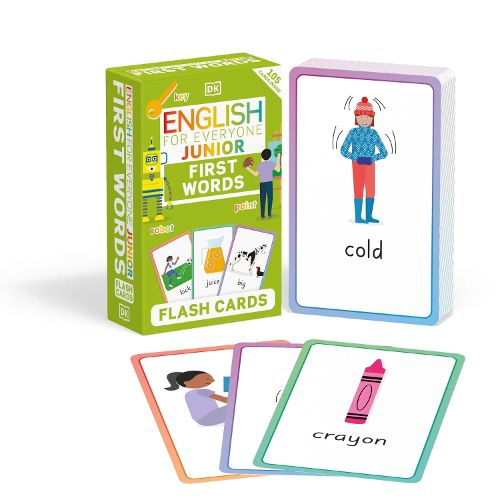 Cover image for English For Everyone Junior First English Words Flash Cards