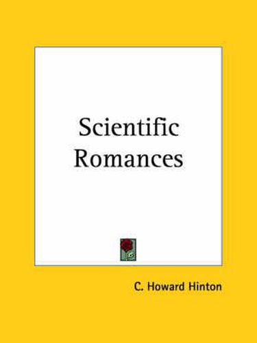 Cover image for Scientific Romances (1888)