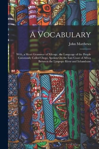 Cover image for A Vocabulary