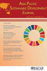 Cover image for Asia-Pacific Sustainable Development Journal 2018, Issue No. 2