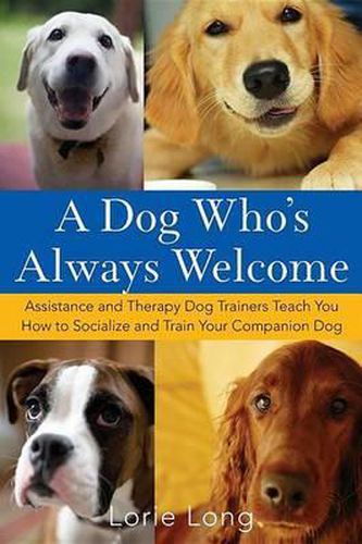 Cover image for A Dog Who's Always Welcome: Assistance and Therapy Dog Trainers Teach You How to Socialize and Train Your Companion Dog