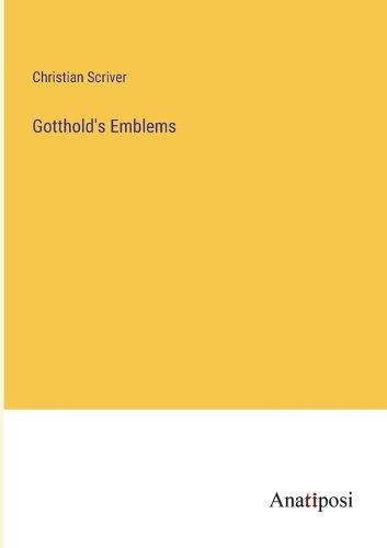 Cover image for Gotthold's Emblems