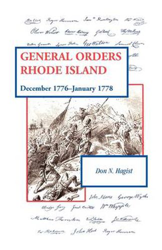 Cover image for General Orders, Rhode Island: December 1776-January 1778