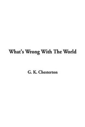 Cover image for What's Wrong With The World