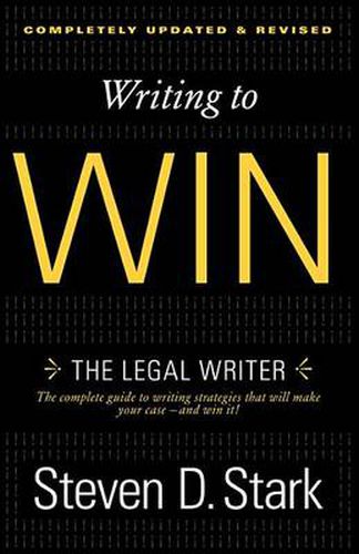 Cover image for Writing to Win: The Legal Writer