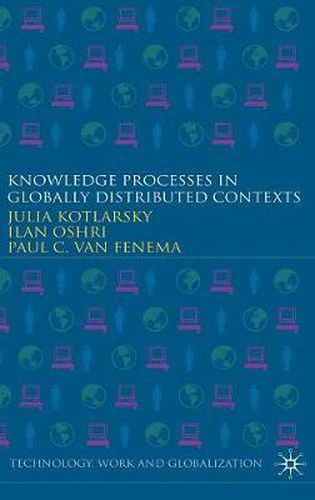 Cover image for Knowledge Processes in Globally Distributed Contexts