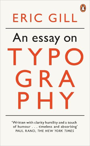 Cover image for An Essay on Typography