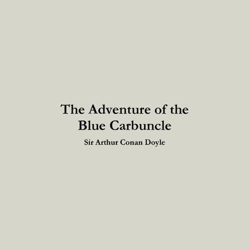 Cover image for The Adventure of the Blue Carbuncle