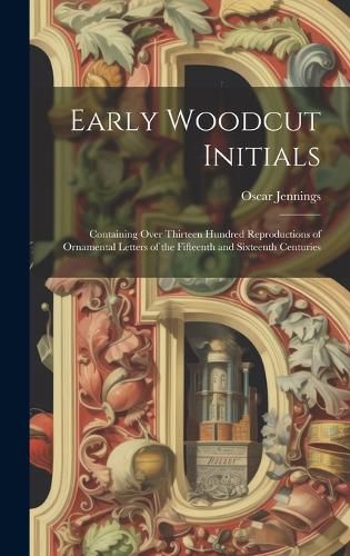 Cover image for Early Woodcut Initials