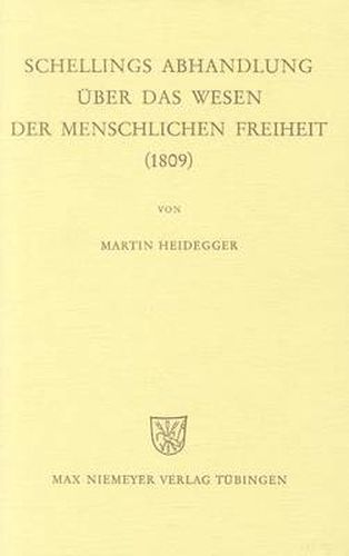 Cover image for Schellings Abhandlung UEber das Wesen der menschlichen Freiheit (1809)