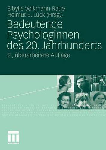 Cover image for Bedeutende Psychologinnen des 20. Jahrhunderts