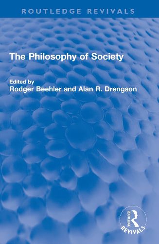 Cover image for The Philosophy of Society