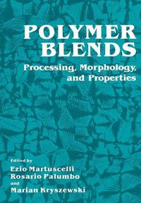 Cover image for Polymer Blends: Processing, Morphology, and Properties