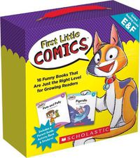 Cover image for First Little Comics: Levels E & F (Parent Pack): 16 Funny Books That Are Just the Right Level for Growing Readers