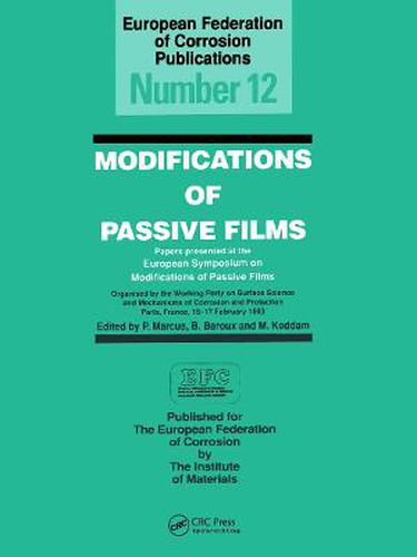 Cover image for Modifications of Passive Films