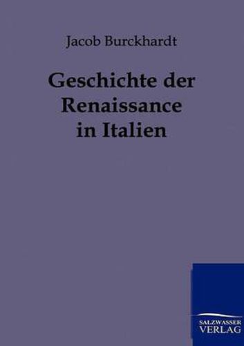 Cover image for Geschichte der Renaissance in Italien