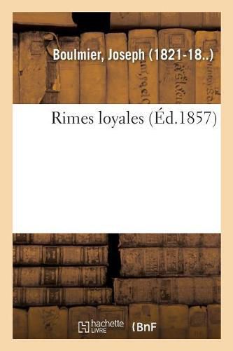 Cover image for Rimes Loyales