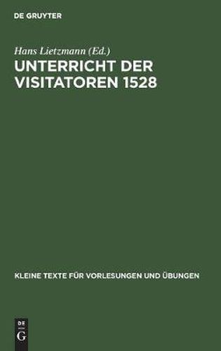 Unterricht Der Visitatoren 1528